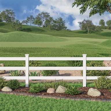 Ranch Rail vinyl girðingar