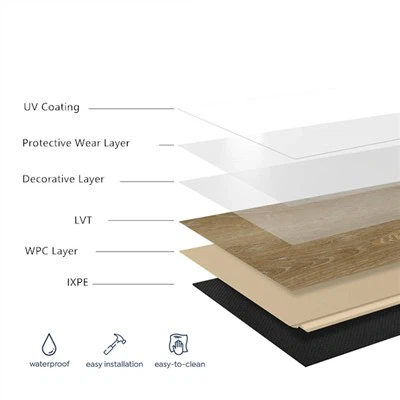 WPC Lúxus Vinyl Gólfefni